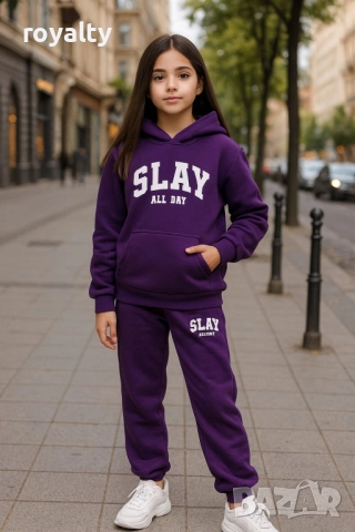 Детски Лилав Комплект 8-9г 9-10г 11-12г 12-13г 13-14г 15-16г , снимка 2 - Детски комплекти - 52646265