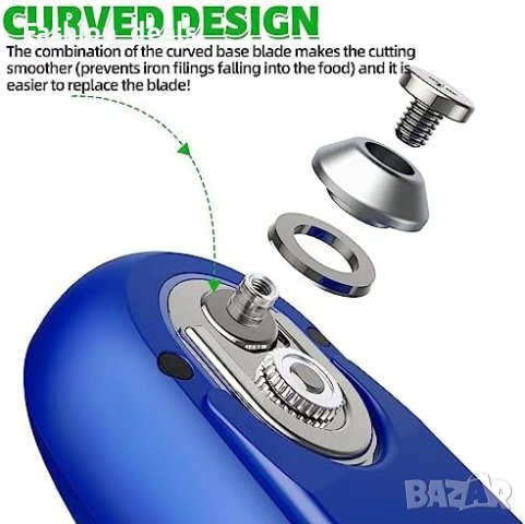 Нова Акумулаторна Електрическа машина уред за отваряне на консерви Отварачка , снимка 5 - Други стоки за дома - 41725446