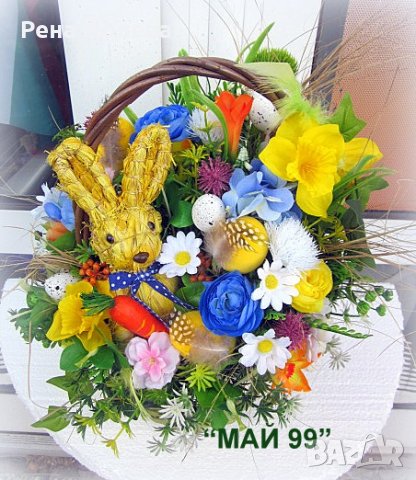 Великденска кошничка, снимка 5 - Декорация за дома - 40223462
