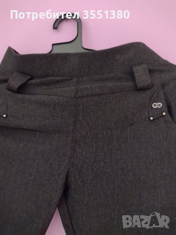 Елегантен черен панталон , снимка 2 - Панталони - 40480358