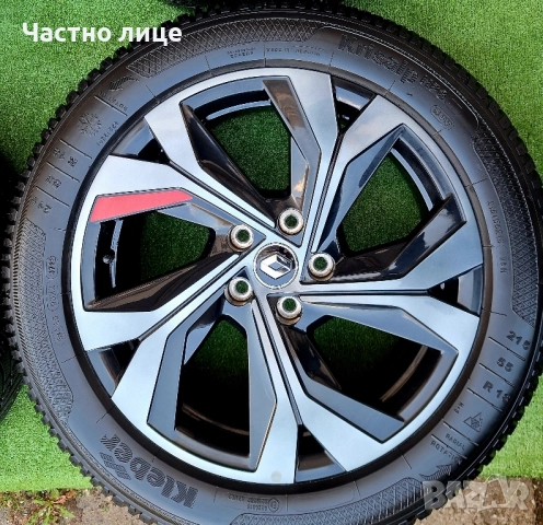 Продавам 4бр оригинални 18-ки джанти с зимни гуми KLEBER Krisalp HP3 SUV за Рено Аркана, Каптур , снимка 4 - Гуми и джанти - 52168468