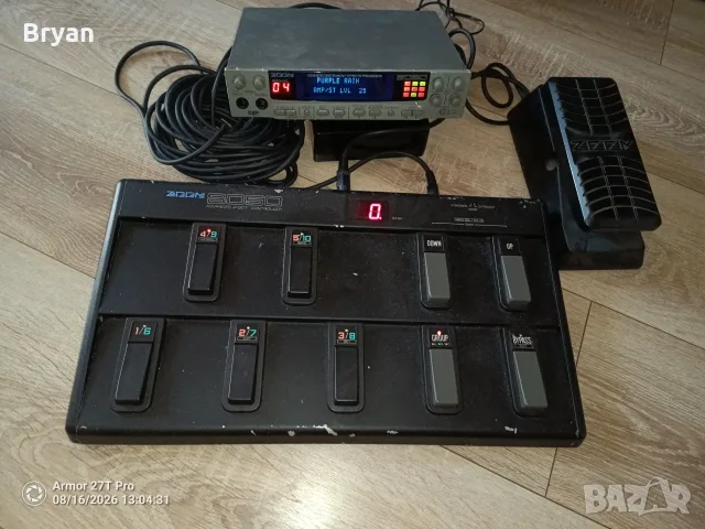 Zoom 9030, Zoom 8050, Zoom Fp02 Процесор за китара, контролер, педал, снимка 4 - Китари - 55737479
