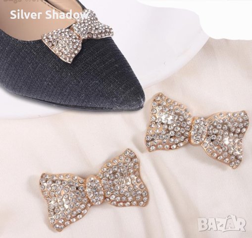 Катарами с кристали за дамски обувки / 7, снимка 1