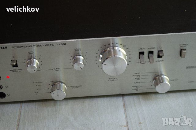 Усилвател telefunken ta 350, снимка 3 - Ресийвъри, усилватели, смесителни пултове - 41942691
