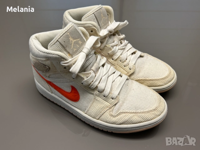 Спортни обувки Air Jordan 1 Mid SE 'Corduroy', номер 39, снимка 2 - Детски маратонки - 51454374