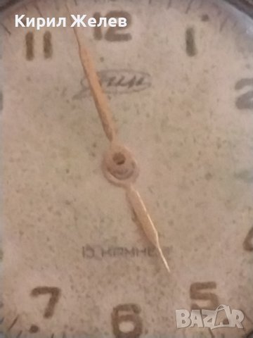 СТАР РЯДЪК ЧАСОВНИК ЗИМ 15 камъка СССР за КОЛЕКЦИЯ ДЕКОРАЦИЯ ЧАСТИ 33907, снимка 3 - Антикварни и старинни предмети - 38793889