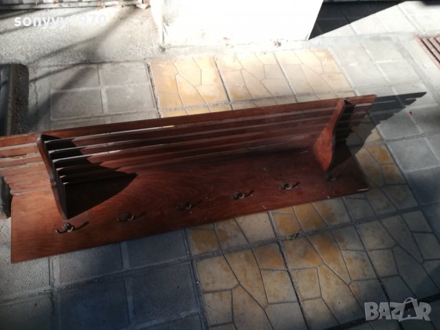 стара дървена закачалка 124х28х24см 0109210926, снимка 18 - Антикварни и старинни предмети - 33987566