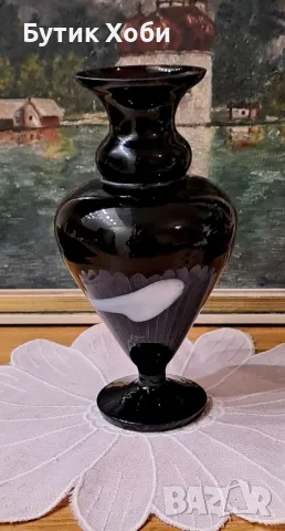 Двойка вази от духано стъкло, снимка 5 - Антикварни и старинни предмети - 49625110