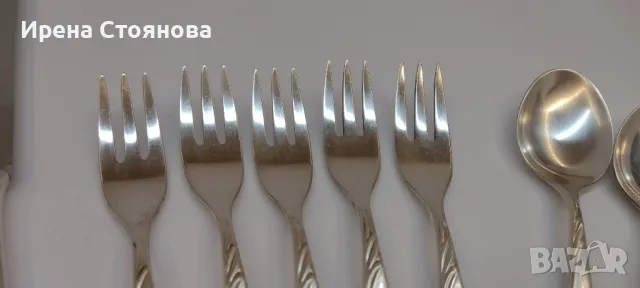 Единични бройки твърдо посребрени прибори за хранене, серия  Form Heidelberg  WMF 90, снимка 2 - Антикварни и старинни предмети - 49377864