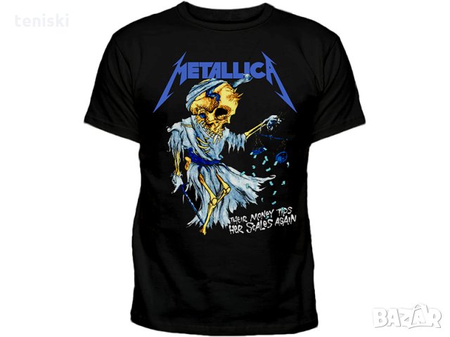  Рок тениска Metallica Модели и размери , снимка 5 - Тениски - 32330997