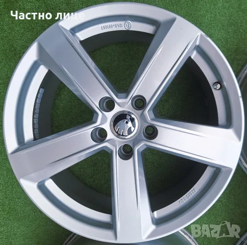 Продавам 4бр 18-ки джанти за Шкода Октавия,Карок, Кодиак , снимка 5 - Гуми и джанти - 55805018