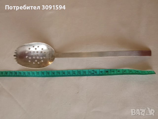 посребрена коктейлна лъжица Мартини -Martini, снимка 2 - Други ценни предмети - 49389857