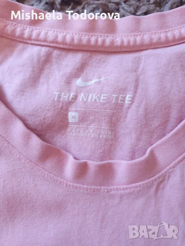 Оригинална розова тениска Nike р. М, снимка 3 - Тениски - 50846545