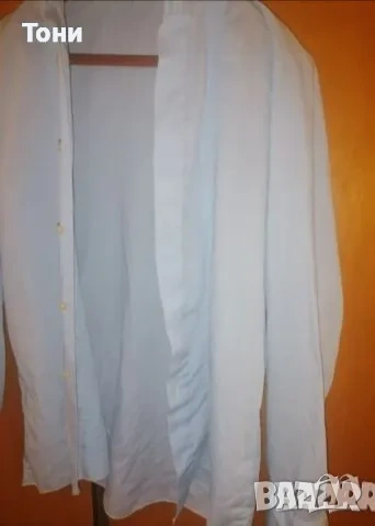 Нова Мъжка Риза с Яка и Дълъг Ръкав М, снимка 2 - Ризи - 53728792