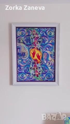 Картина,70см,50 см,в рамка., снимка 3 - Картини - 50816928