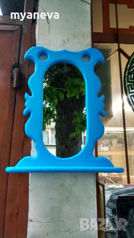 Oгледало с масивна, дървена рамка . , снимка 4 - Огледала - 39580988