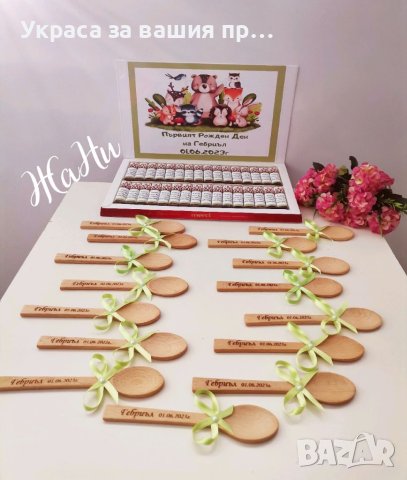 Украса За детски рожден ден на тема горски животни , снимка 3 - Други - 41378932