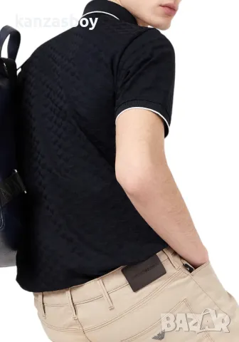EMPORIO ARMANI POLO 8N1FP0 - страхотна мъжка тениска С, снимка 2 - Тениски - 50143086