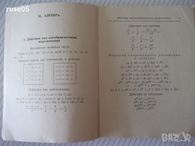 Книга "Сборник математических формул-А.Е.Цикунов" - 204 стр., снимка 4 - Енциклопедии, справочници - 41422160