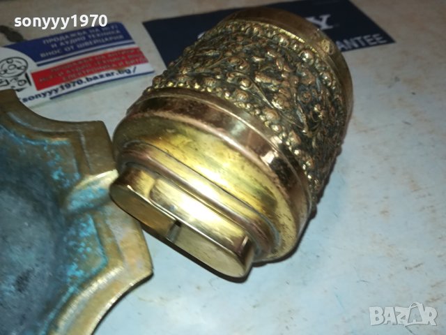 ПЕПЕЛНИК И ЗАПАЛКА-МЕД МЕСИНГ ОТ ФРАНЦИЯ M2607231631, снимка 8 - Колекции - 41666867