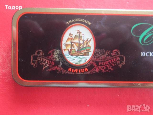 Страхотна ламаринена кутия за цигари , снимка 4 - Ученически пособия, канцеларски материали - 36087223