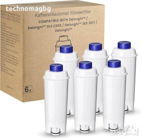 Водни филтри Mutital за кафе машини De'Longhi - 6 бр.