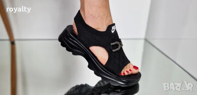 Nike черни дамски сандали , снимка 4 - Сандали - 50394165