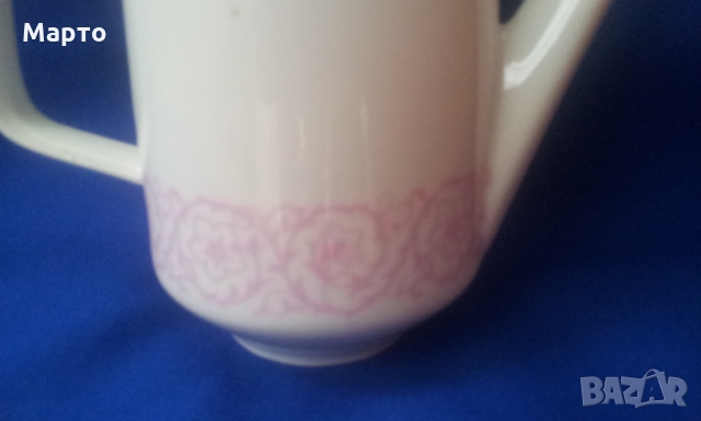 Порцеланова кана с капаче за чай или мляко, снимка 2 - Други - 36065114