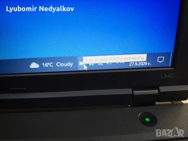 Lenovo L540 Intel Pentium , снимка 6 - Лаптопи за дома - 56242561