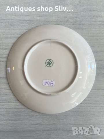 Порцеланова възпоменателна чиния. №4403, снимка 5 - Антикварни и старинни предмети - 41860543