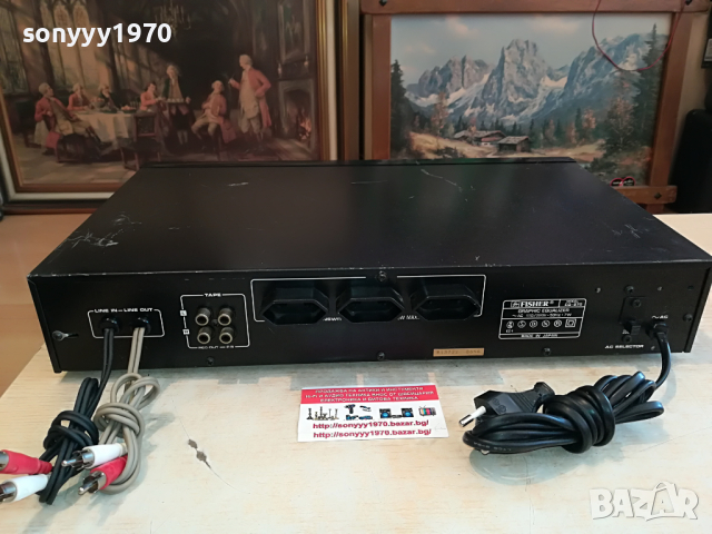 FISHER EQ-870 MADE IN JAPAN-ВНОС SWISS 1404221652, снимка 10 - Ресийвъри, усилватели, смесителни пултове - 36458300
