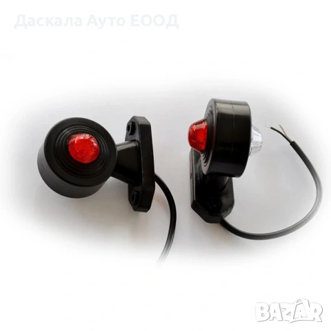 1бр. ЛЕД LED рогче с 2 SMD диода късо Бяло/Червено, 12-24V , ПОЛША, снимка 3 - Аксесоари и консумативи - 53724008