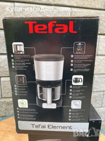 Кафемашина Tefal Element , снимка 3 - Кафемашини - 41668542