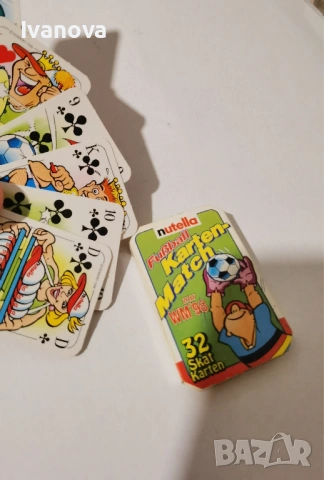 Мини карти за белот Nutella, снимка 4 - Карти за игра - 53560980