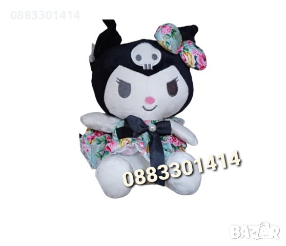 Плюшени Куроми Kuromi Hello Kitty 25см, снимка 2 - Плюшени играчки - 42565146