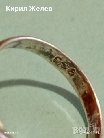 Сребърен пръстен с кристално сърце ❤️ Swarovski стил и елегантност 37676 , снимка 6 - Пръстени - 52889710