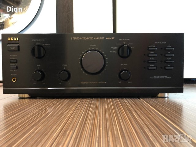 Като нов Akai AM-37, снимка 12 - Ресийвъри, усилватели, смесителни пултове - 41438077