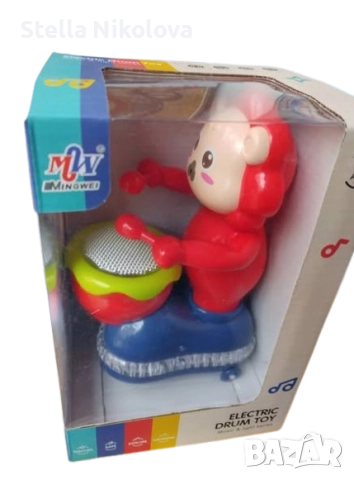 Музикално животно с барабан, снимка 2 - Музикални играчки - 52207565