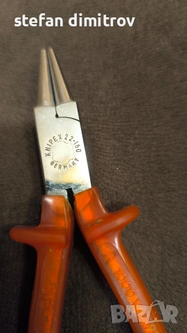 Knipex зегер клещи и Клещи със заоблени челюсти хромирани 160 mm, 22 06 160, KNIPEX , снимка 12 - Клещи - 53665945