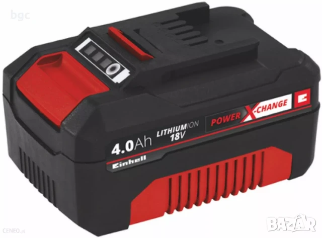  Батерия Einhell Power-X-Change, 4Ah Li-Ion, 18V - 24 месеца гаранция