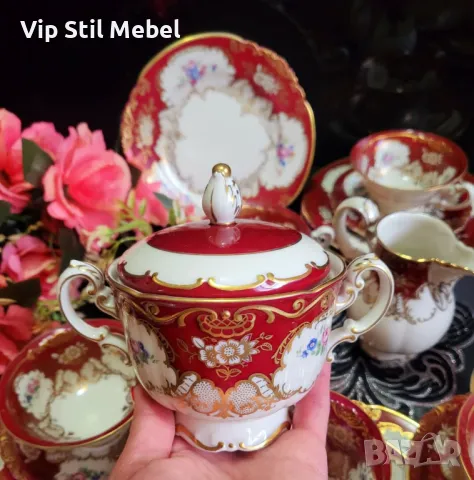 Königlich чашки с подложни чинийки и десертни чинийки , снимка 10 - Сервизи - 49445827