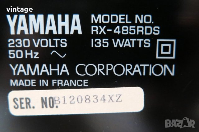 Yamaha RX-485RDS, снимка 8 - Ресийвъри, усилватели, смесителни пултове - 39984908