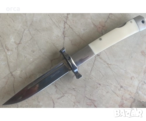 Сгъваем джобен нож Пантера с калъф – руски модел 100x232, снимка 5 - Ножове - 52821352