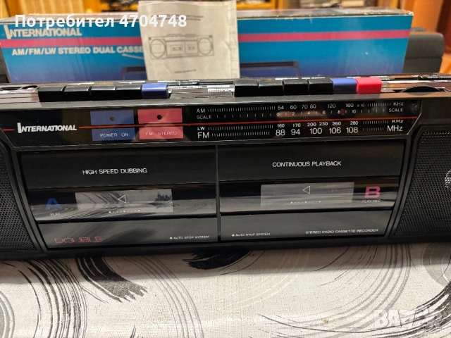 Радиокасетофон International AK-25 !Чисто нов!, снимка 3 - Радиокасетофони, транзистори - 53433939