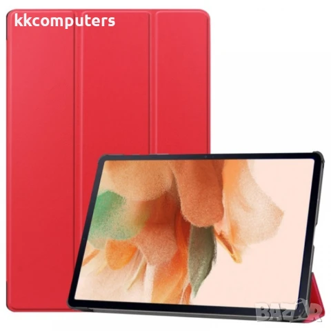 Samsung Galaxy Tab S7 Lite T730 / T735 / Tab S7 FE T736 Кожен Калъф и Протектор, снимка 5 - Калъфи, кейсове - 51188314