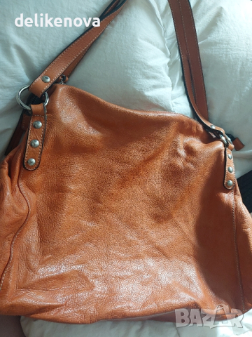 MAXIMA. 🇮🇹  Original  Голяма кожена чанта, снимка 2 - Чанти - 44806097