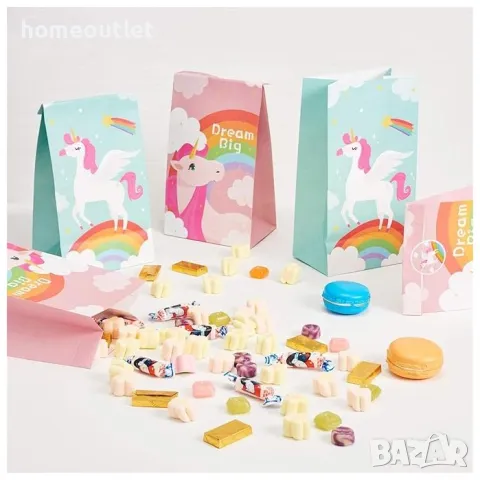 Детски хартиени торбички, пакет от 12 бр GIFT BAG (X12) X001AXJ0MD (PEGASUS), снимка 2 - Други - 47547963