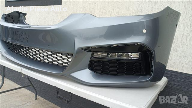 Предна броня BMW 5 Series G30 G31 M-Sport година 2017 2018 2019 2020 код 51118064928 , снимка 2 - Аксесоари и консумативи - 44665180