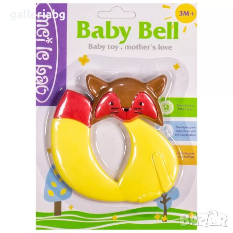 Бебешка дрънкалка Baby Bell – Лисиче (3м+)