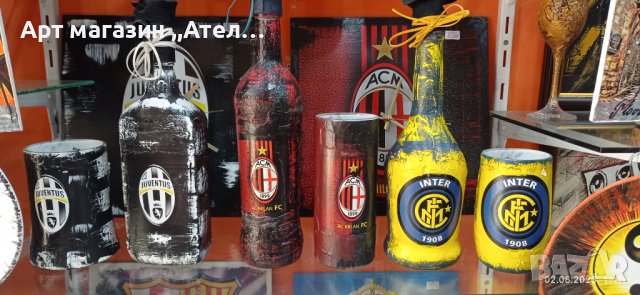 Рисувани чаши и бутилки за вино, халби за бира, снимка 17 - Декорация за дома - 19279058